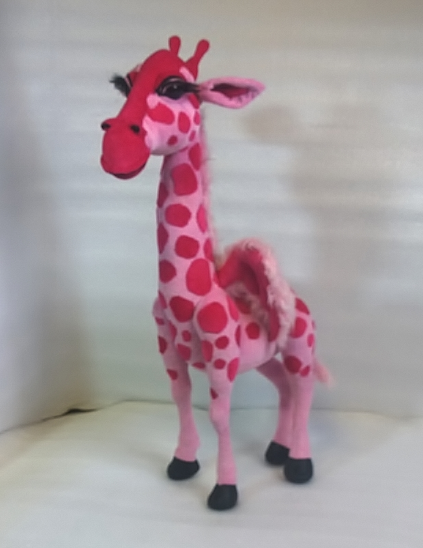 Розовая жирафа Игрушки по рисункам Игрушки на заказ по фото, рисункам. Шьем от 1 шт.