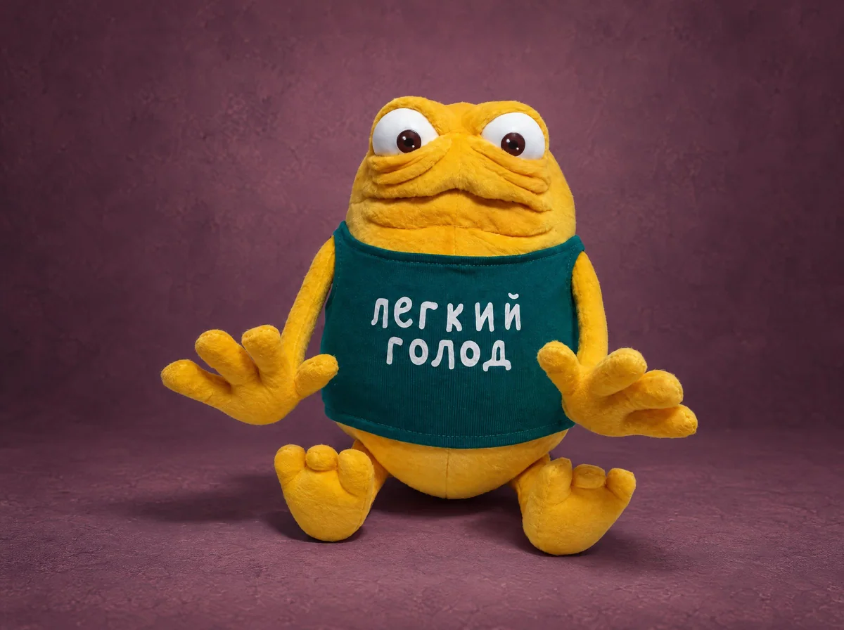 Легкий голод — игрушка из рекламы — мягкая игрушка на заказ