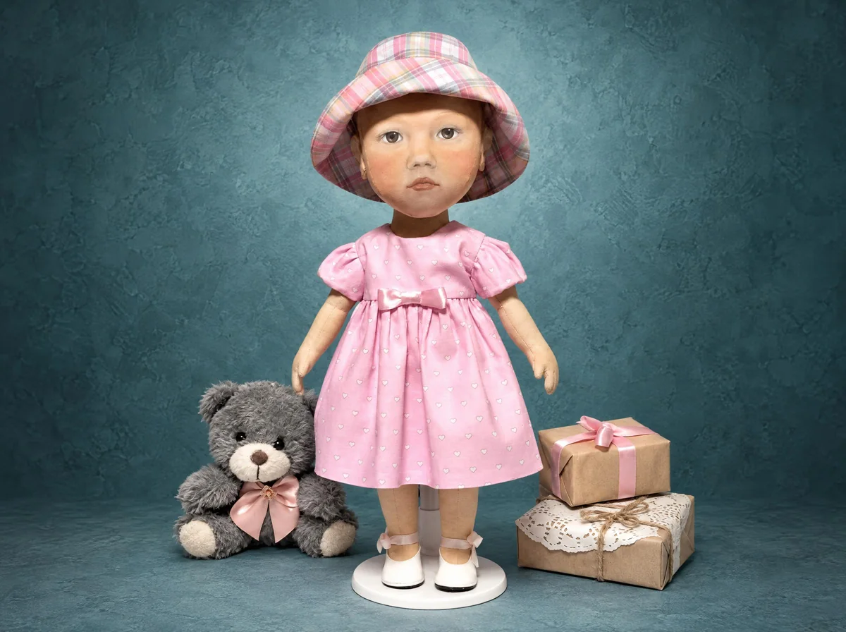 Куклы с расписным лицом — мягкие игрушки на заказ