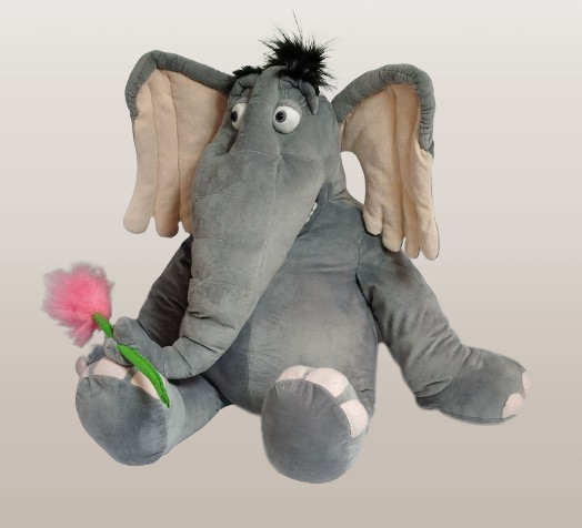 Обычный слон - большая игрушка своими руками - Выкройка слона из фетра и ткани | Бэйбики - 
