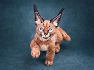 Игрушка каракал на заказ — реалистичный котенок