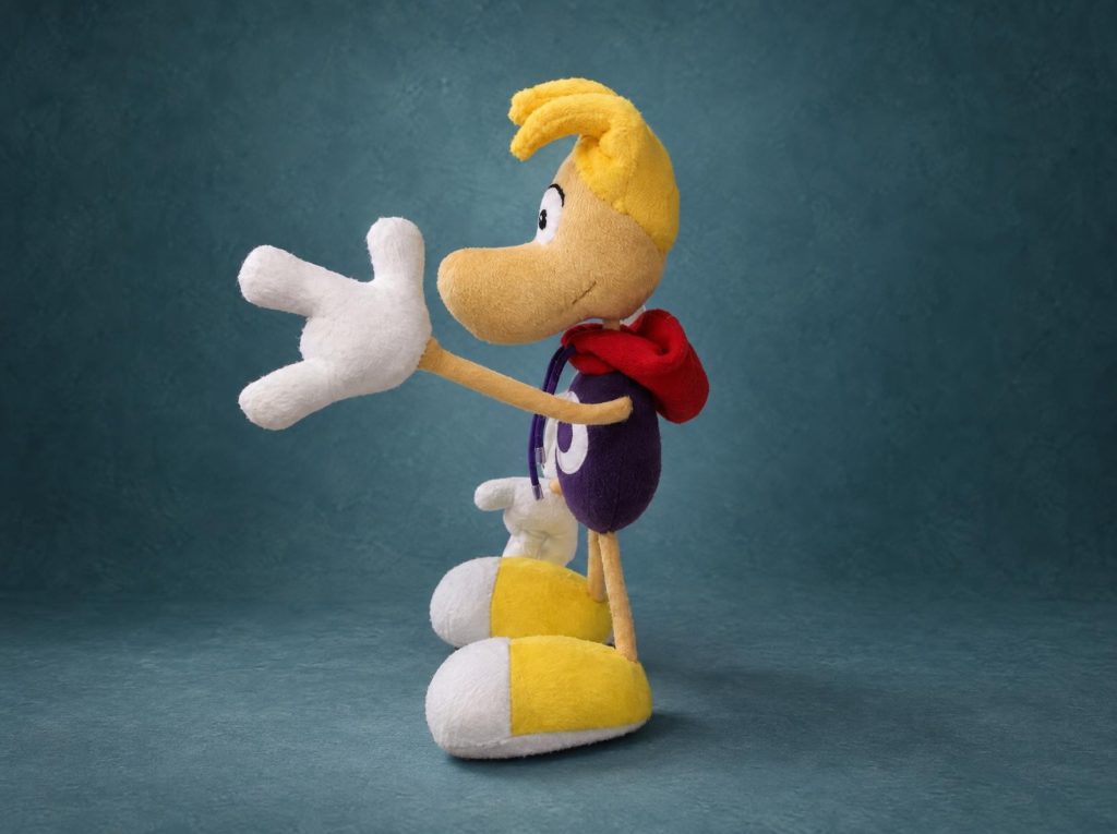 Rayman игрушка машет большой белой перчаткой на тонкой руке, сшить игрушку на заказ